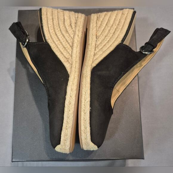 Naturalizer | Black Wedge Espadrilles | Size 10 - Picture 3 of 9